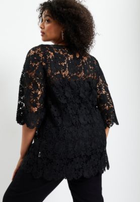 Women's June and Vie Allover Lace Top