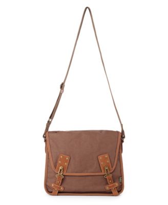 Dolphin Canvas Messenger Bag