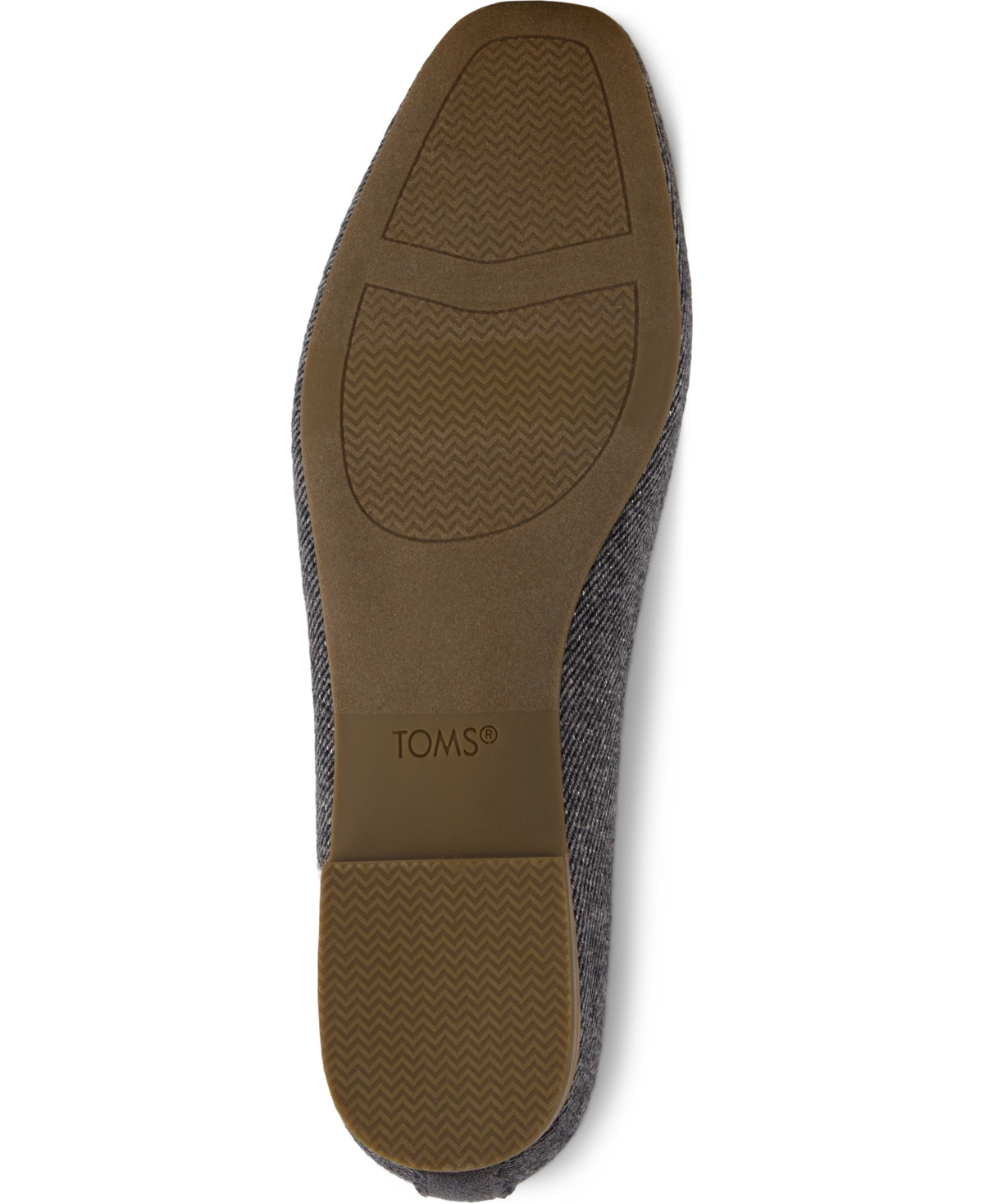 TOMS WOMEN'S BRIELLA SHIMMER TWILL SLIP-ON BALLET FLATS 