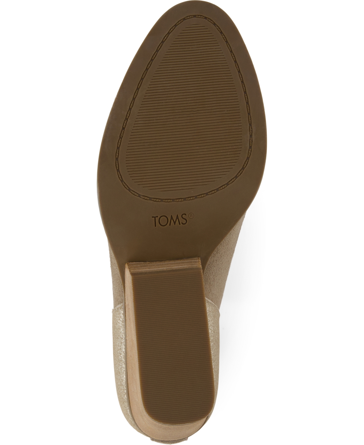 Toms Women's Eliza Wedge Heel Boots -Metallic Suede