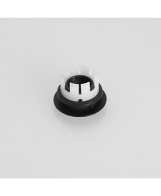 Bathroom Sink Overflow Cover Matte Black Brass Basin Vanity Ceramic Vessel Kitchen Trim Replacement Round Caps Dual Layer Insert