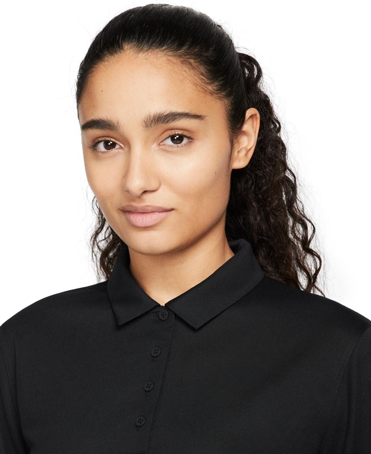 NIKE WOMEN'S DRI-FIT VICTORY WOMEN'S LONG-SLEEVE GOLF POLO 