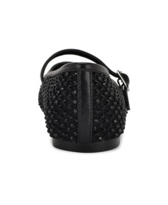 Nine West ポイントトゥ クリスタル フラット シューズ Bray 30743823_fpx.tif?$filterlrg$&