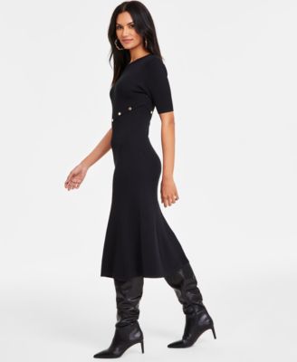 International Concepts Women's Asymmetrical Snap-Detail