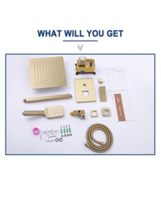 Bathroom Shower Faucet with Rough-in Valve