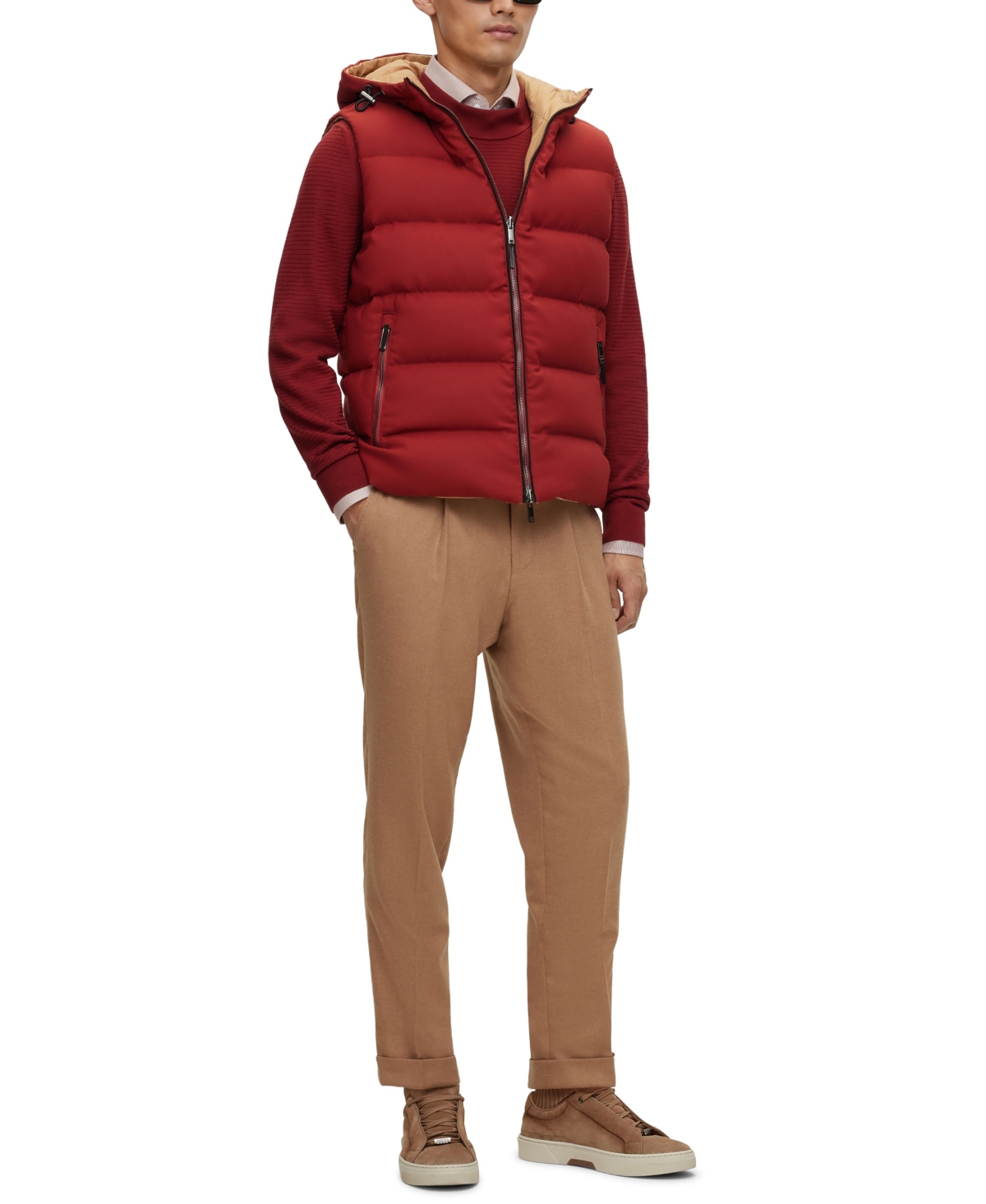 Boss by Hugo Boss Men's Mock-Neck Sweater