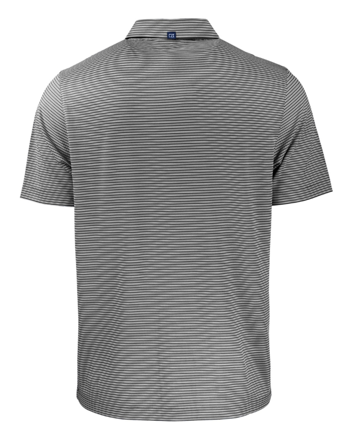 Cutter & Buck Big & Tall Forge Eco Double Stripe Stretch Recycled Polo Shirt -white