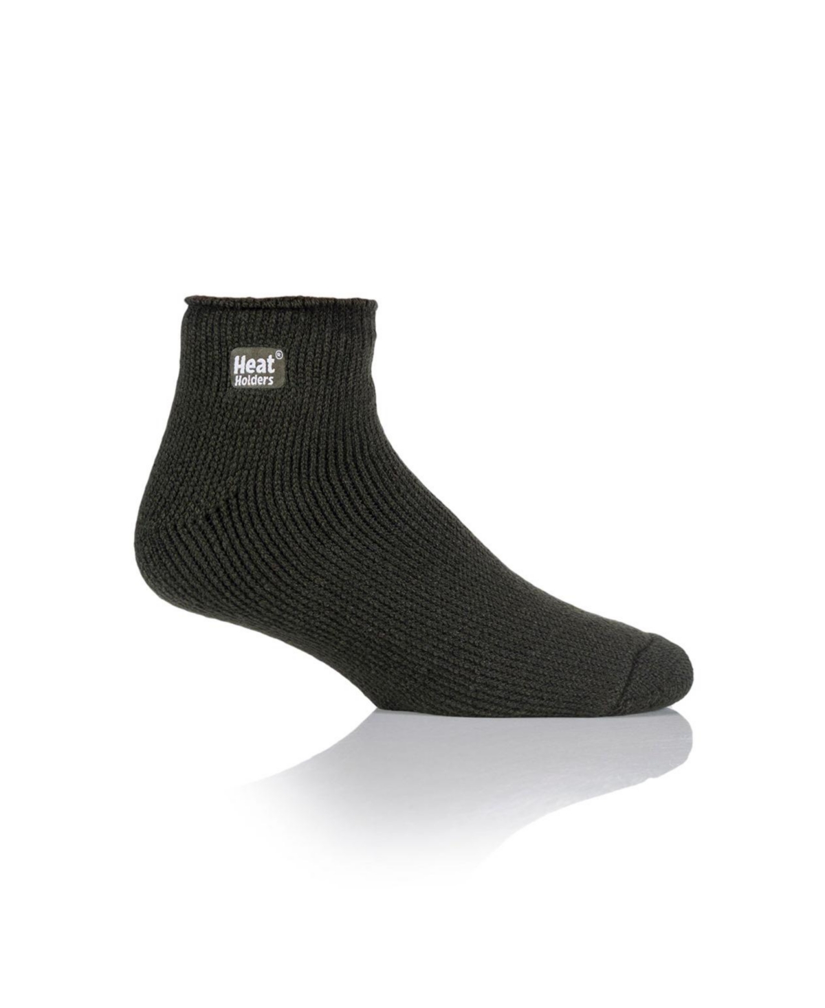 Heat Holders Men's Solid Ankle Sock In Forest Green