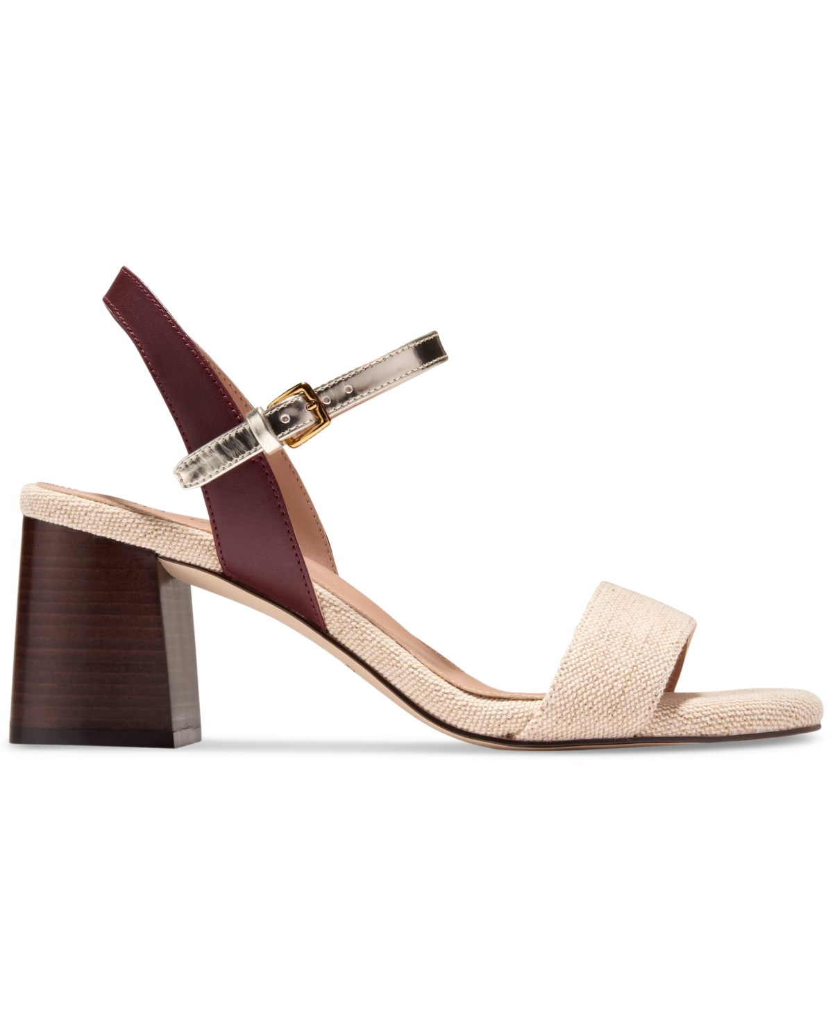 Cole Haan Women's Josie Block-heel Sandals In Canvas Gold