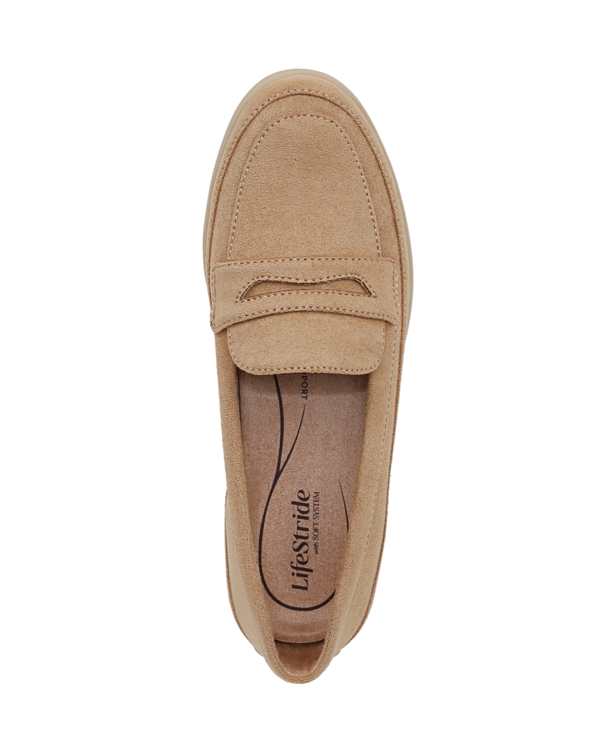 LIFESTRIDE WOMEN'S MALTA ROUND TOE PENNY LOAFERS 