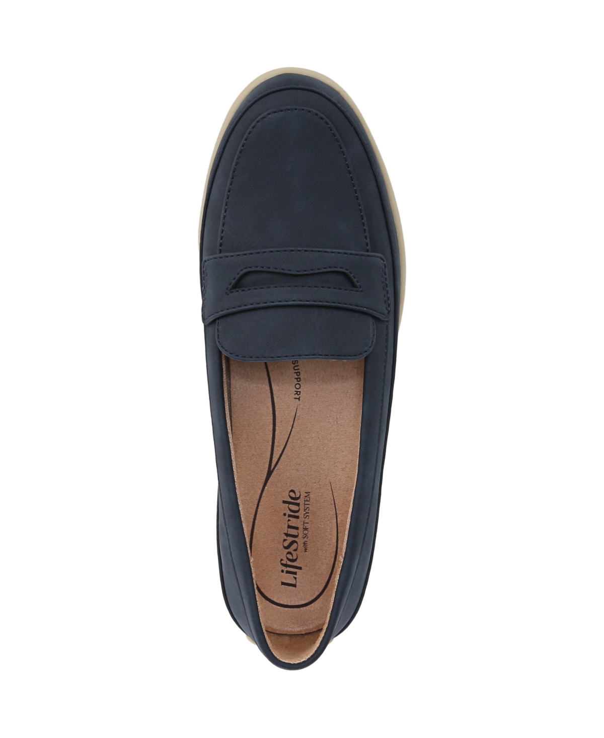 LIFESTRIDE WOMEN'S MALTA ROUND TOE PENNY LOAFERS 