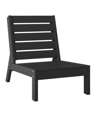 Outdoor Patio 3-Piece HDPE Deep Seating Sectional Sofa