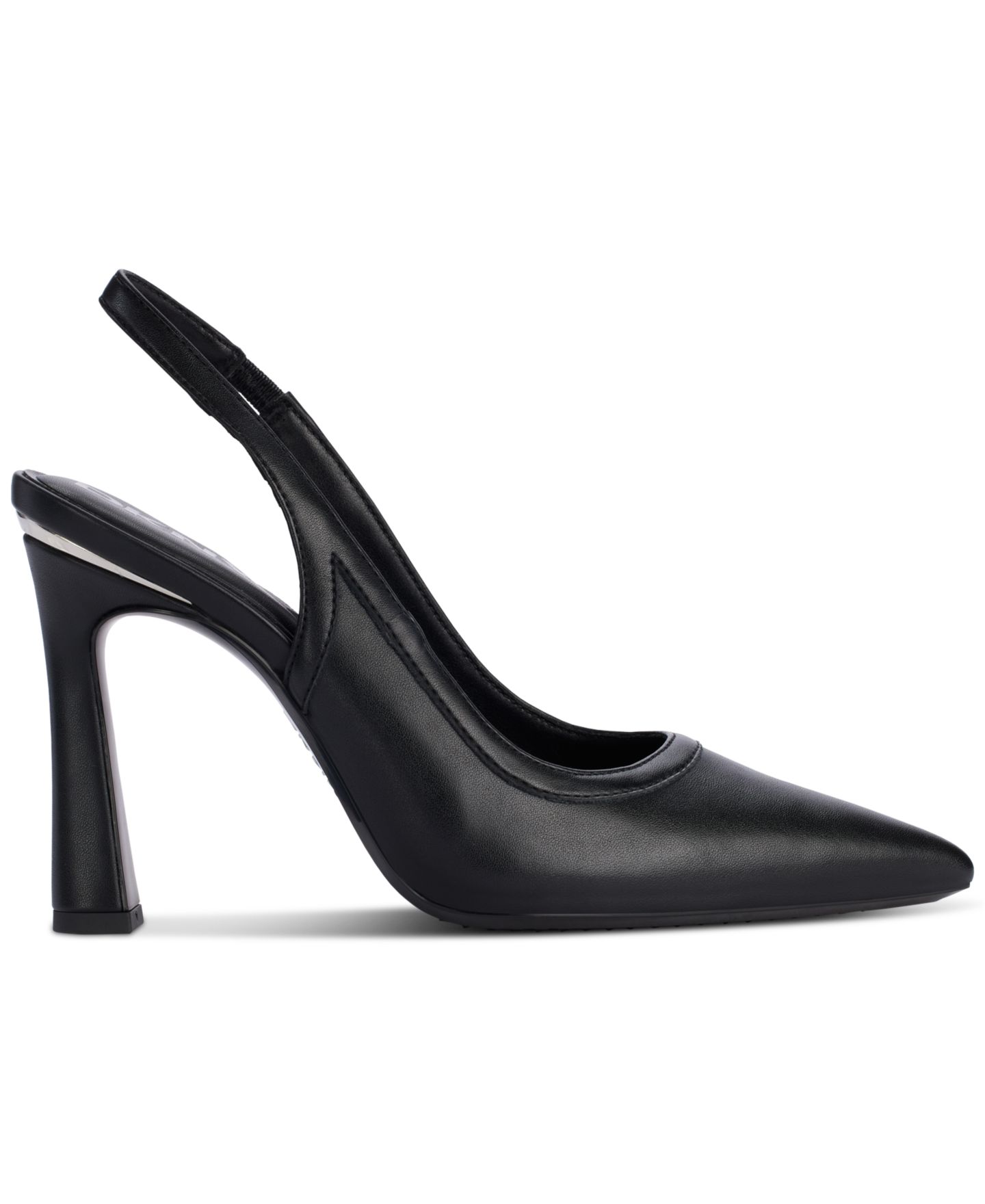 Женские туфли DKNY Cinette Slingback Pointed Toe Pumps, цвет: Чёрный — фото 2