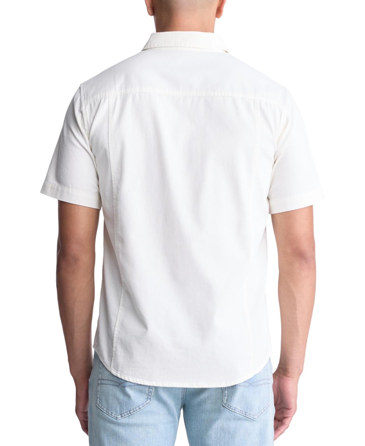 BUFFALO DAVID BITTON MEN'S SAGRINO RELAXED-FIT BUTTON-DOWN UTILITY SHIRT