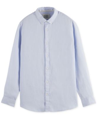 Men's Long-Sleeve Linen Shirt 
