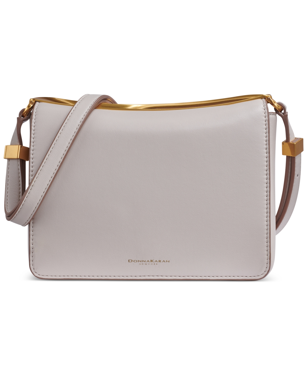 Jericho Flap Shoulder with Sculpted Hardware - Black/gold