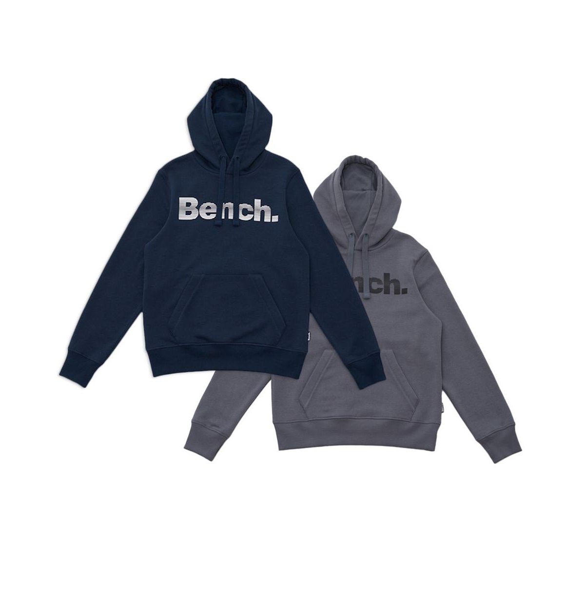 Bench Dna Men's Bench Holloway Hoodie 2-Pack -grey