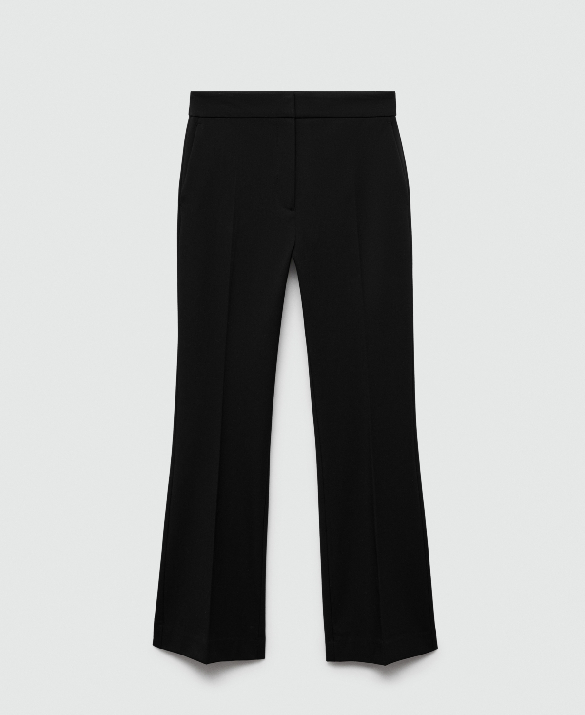 Mango Women's Flared Flowing Pants In Black