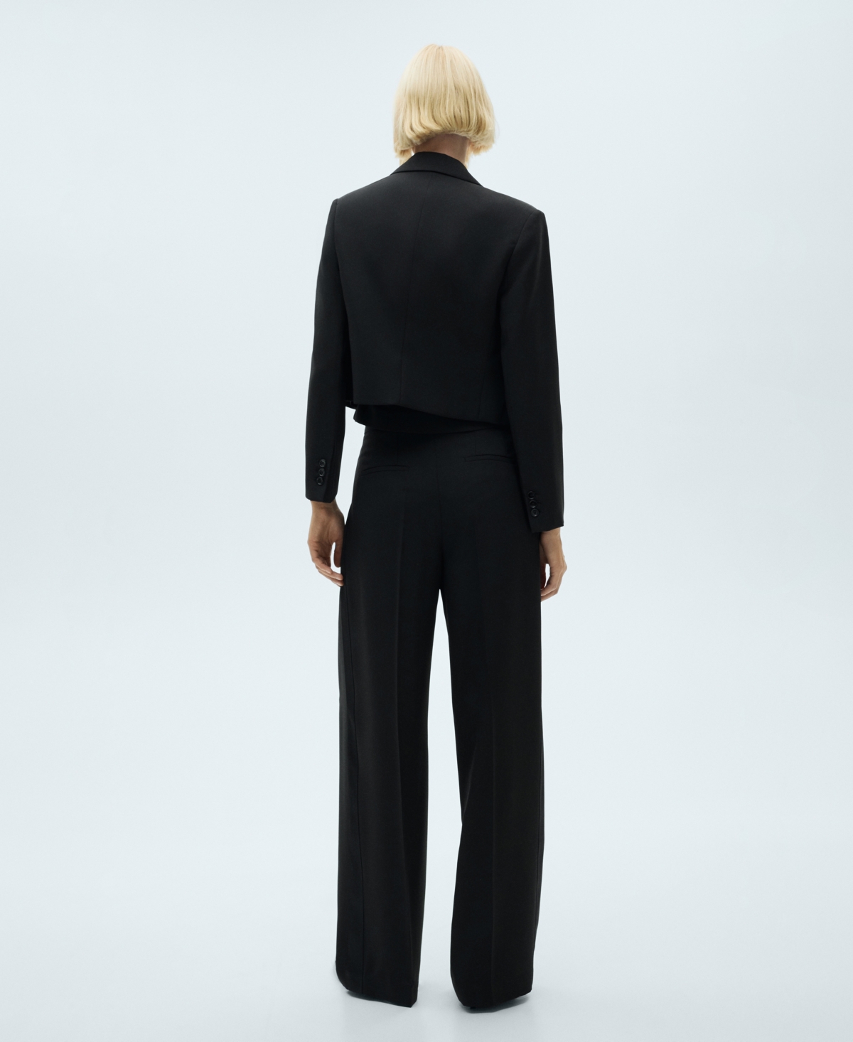Mango Women's Straight-Fit Suit Pants