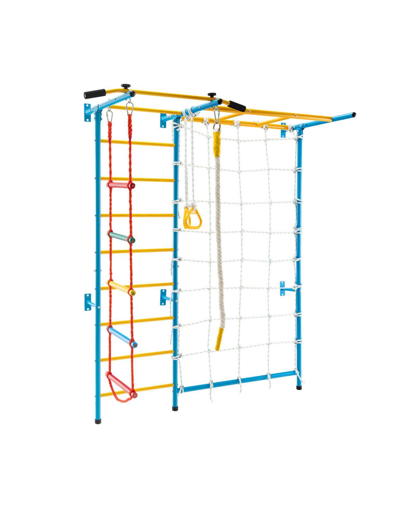 Детские игрушки GOUUN 7-In-1 Swedish Wall Ladder Carbon Steel Indoor Gym Playground Set, Ages 3+ — фото 1