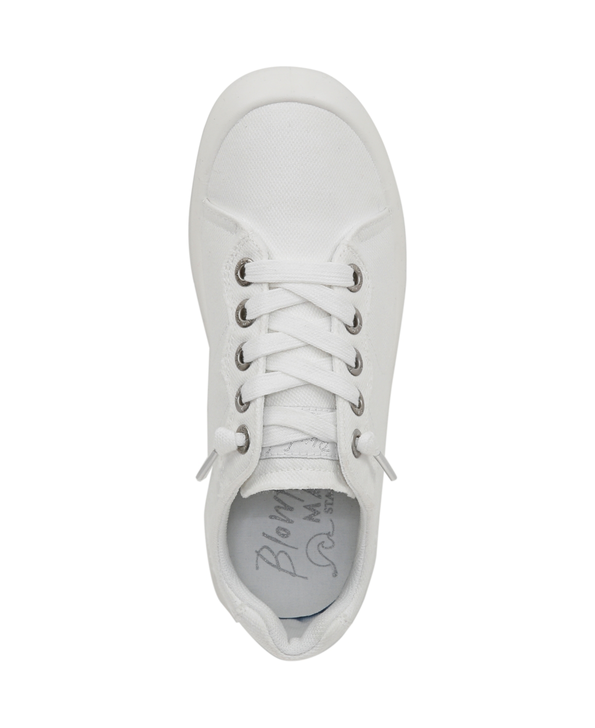 Blowfish Malibu Women's Boardwalk Lace Up Sneakers In White Canvas