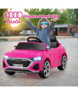 12V Kids Ride On Car w/Remote Control 4 Wheels Suspension 3 Speeds LED Headlight