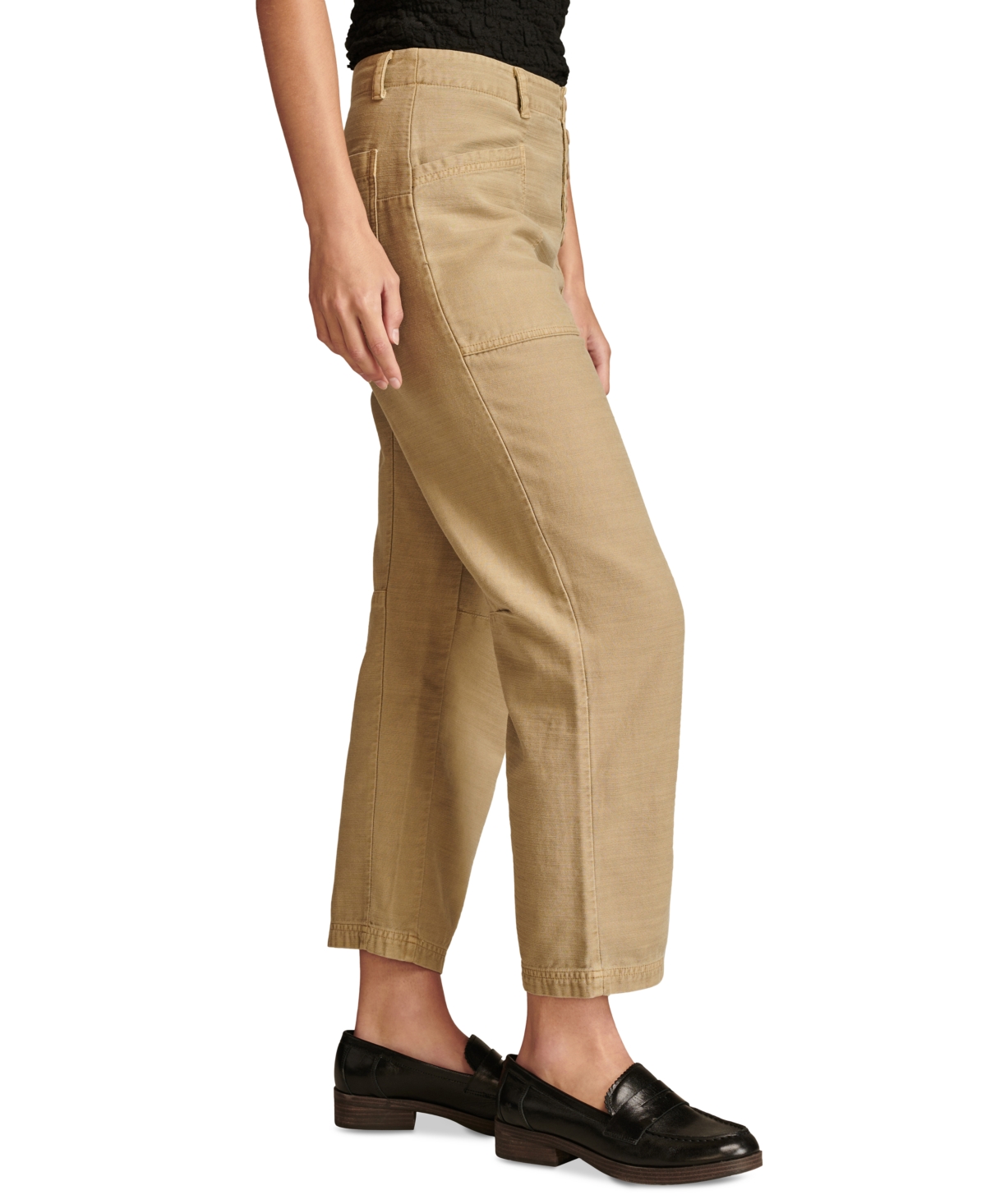 LUCKY BRAND WOMEN'S BUTTON-FLY UTILITY PANTS 