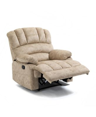 38.50" Large Manual Recliner Chair in Fabric for Living Room