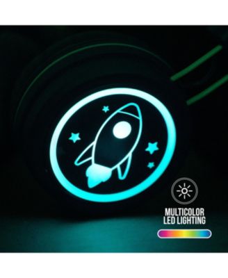 KidJamz KJ55BT Safe Listening Bluetooth Wireless Headphones for Kids w/ LED Lights