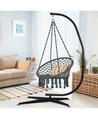 Solid Steel C Hammock Frame Stand