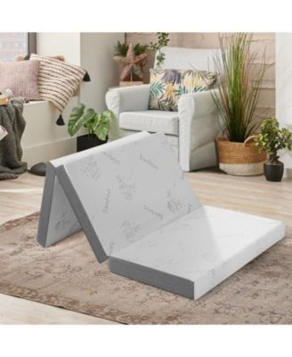 4 Inch Tri-fold Cool Gel Memory Foam Mattress-Twin XL