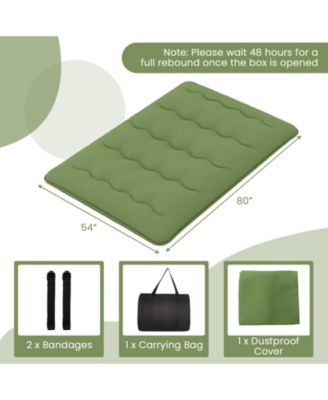 Floor Mattress with Washable Cover and Carry Bag-Full Size
