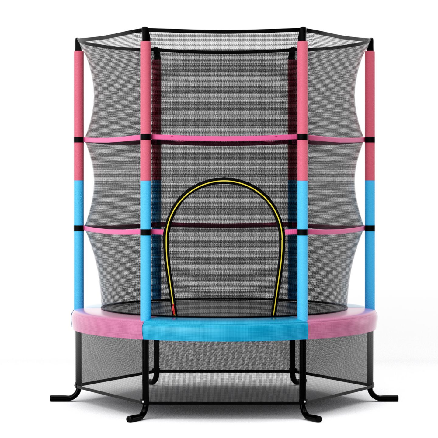 Детская игрушка GOUUN 55 in Kids Trampoline with Safety Enclosure Net and Elastic Ropes — фото 3
