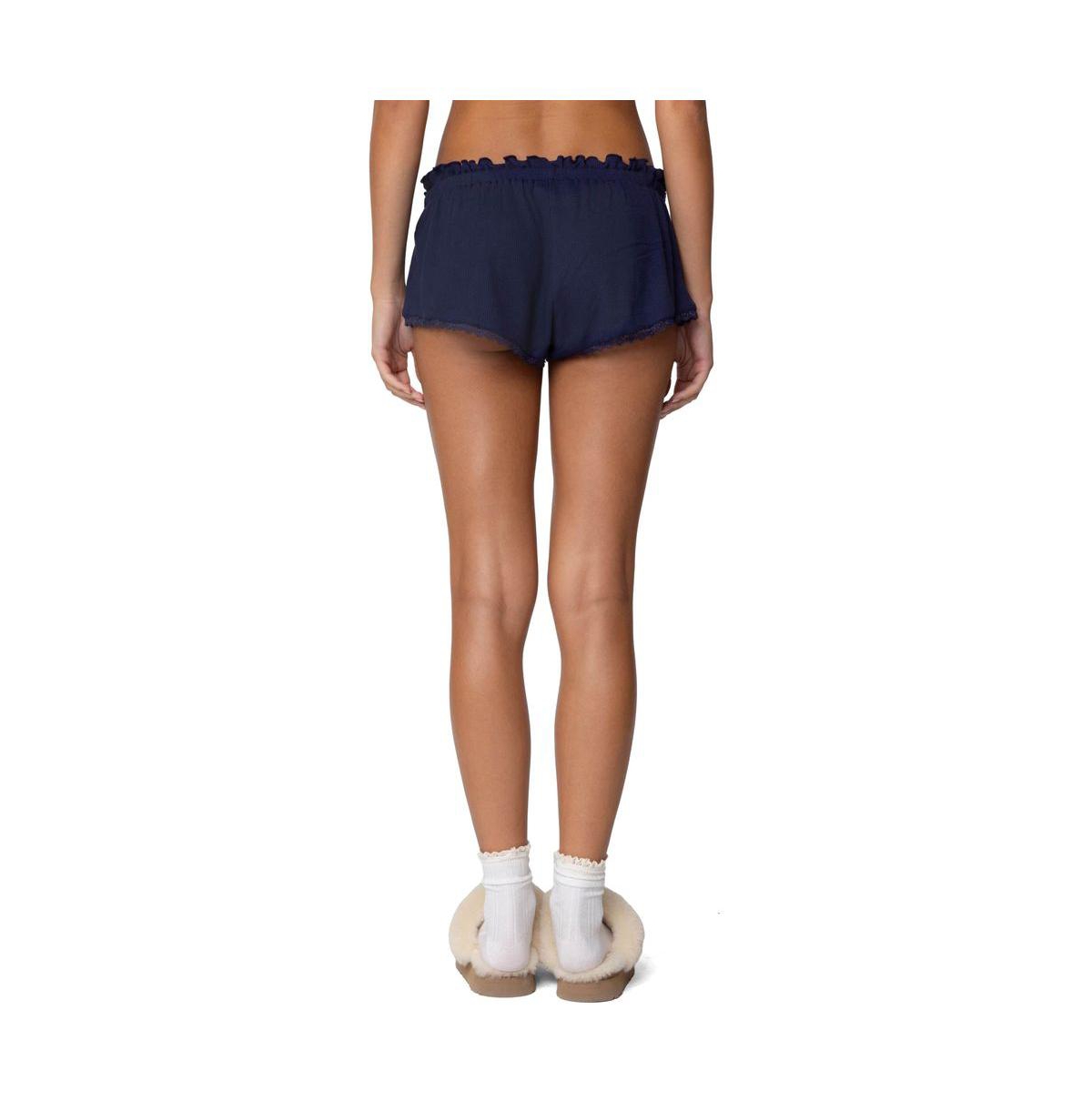 Edikted Women's Dream Waffle Shorts