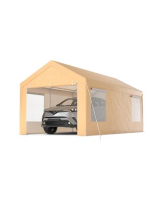 10 x 20 Feet Heavy-Duty Steel Portable Carport Car Canopy Shelter