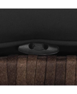 5 Pieces Patio Rattan Furniture with 2 Ottomans and Tempered Glass Table