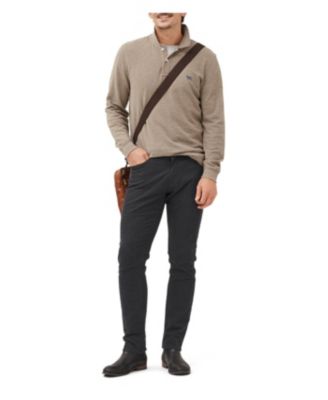 Men's The Gunn Long Sleeve Slim Fit Polo Shirt