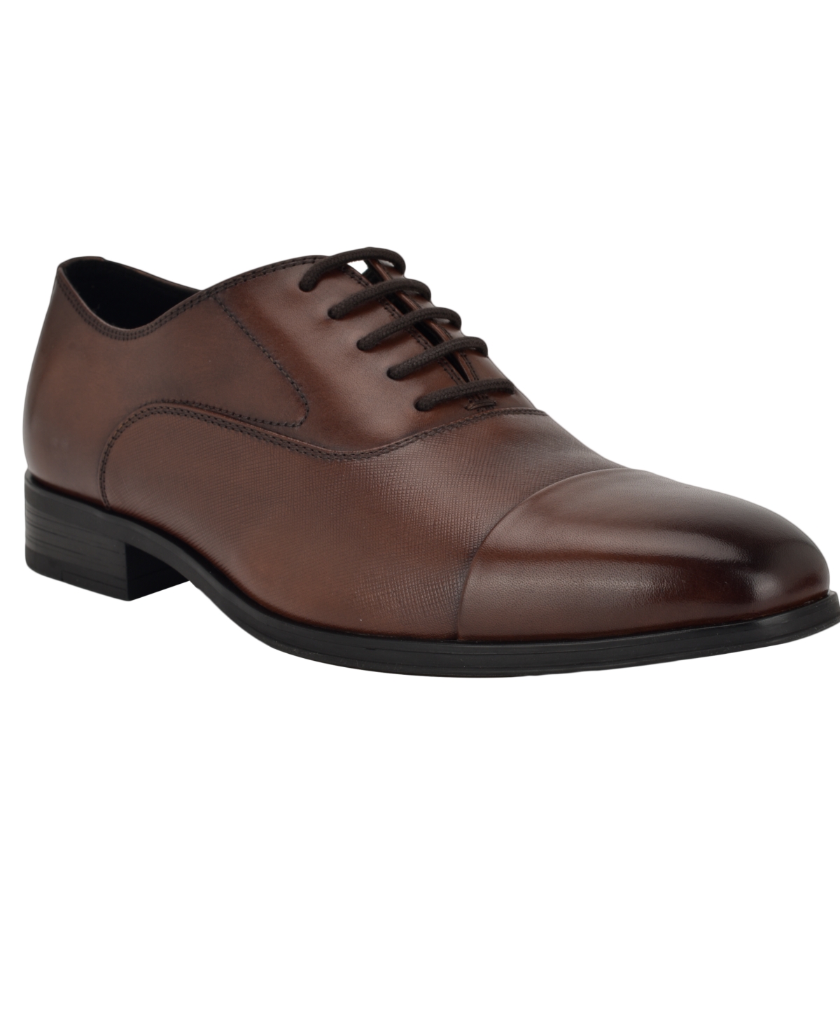 Men's Drew Lace-Up Dress Oxford - Dark Brown Leather