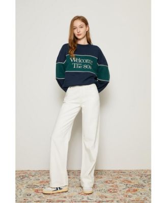 Coney Island Whitefish High Rise Wide Jeans