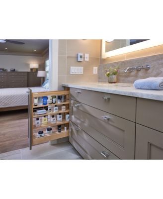 8" Pullout Vanity Storage Organizer for Base Cabinets, 448-BC19-8C