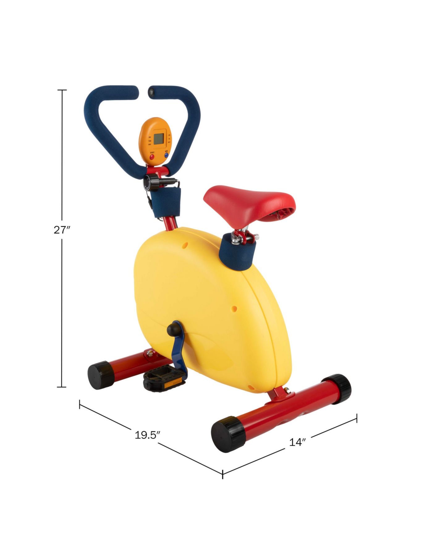 Детская игрушка Trademark Global Hey Play Adjustable-Seat Indoor Exercise Bike, Ages 4+ — фото 9