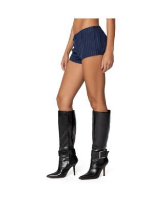 Women's Harrison Pinstripe Micro Shorts