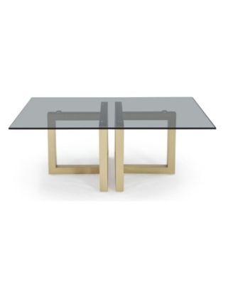 Emila 48" Rectangle Glass Mix and Match Coffee Table