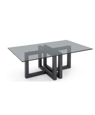 Emila 48" Rectangle Glass Mix and Match Coffee Table