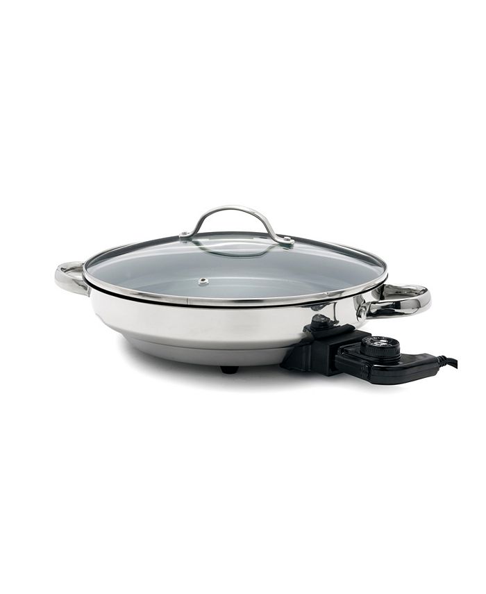 GreenPan Bistro 12 Nonstick Electric Skillet - Silver - No Size
