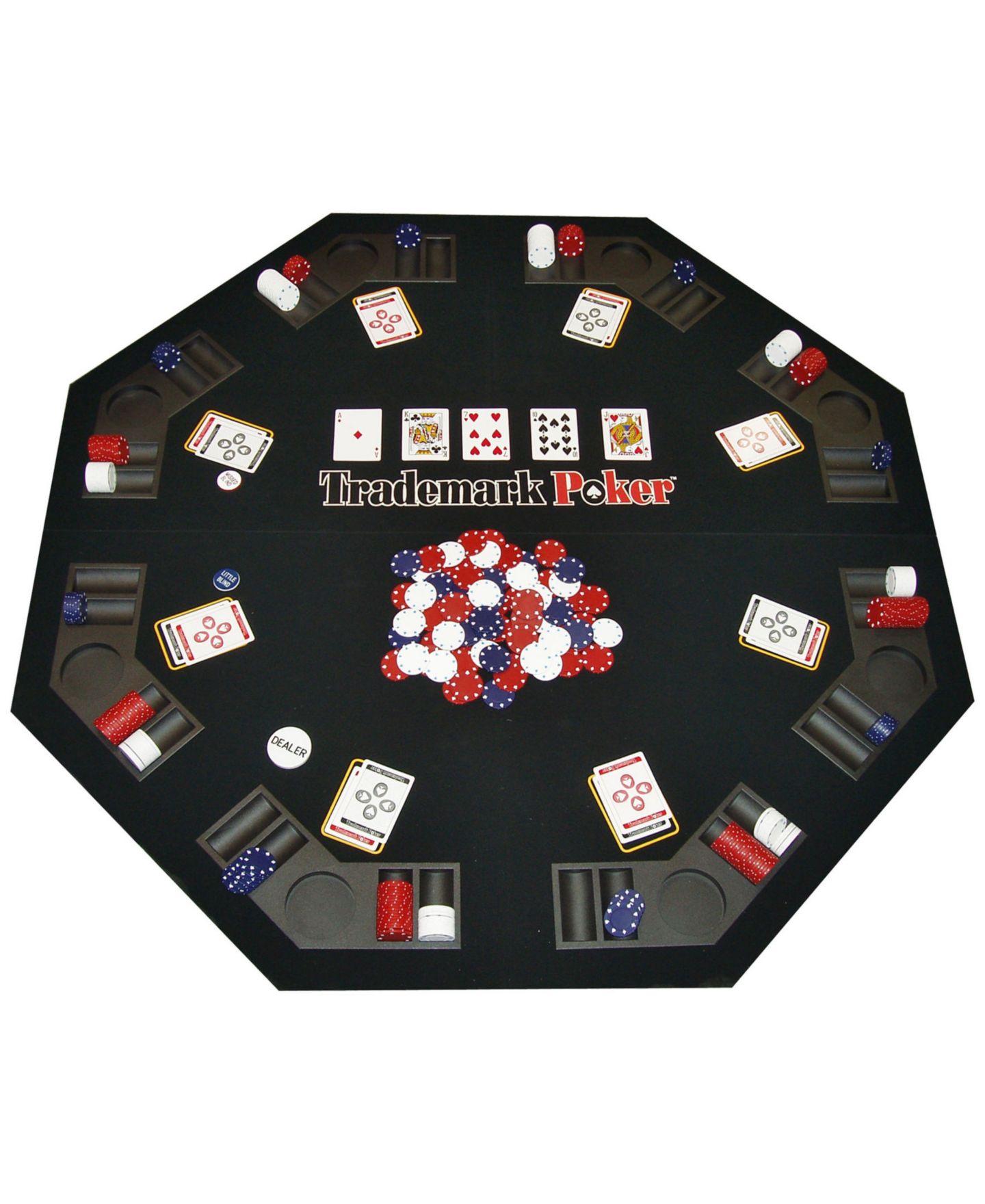 Детская игрушка Trademark Global Texas Traveller Foldable Poker Table, Ages 18+ — фото 1