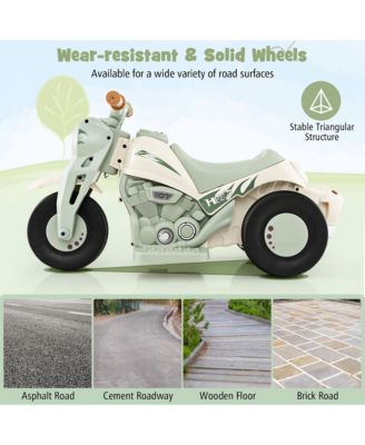 6V Kids Bubble Car Electric Ride on Motorcycle w/ Music Button & LED Headlight