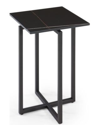 Emila 14" Square Sintered Stone Mix and Match Martini Table