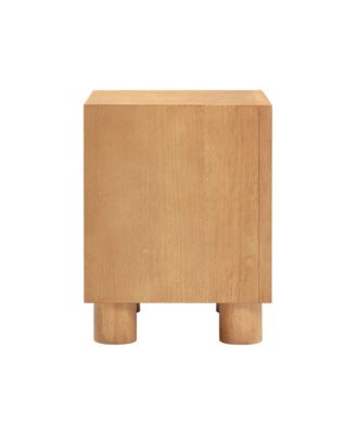 17" Rubberwood Nightstand