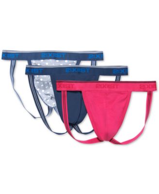 2(x)ist - Men's Cotton Stretch Jock Strap 3-Pack